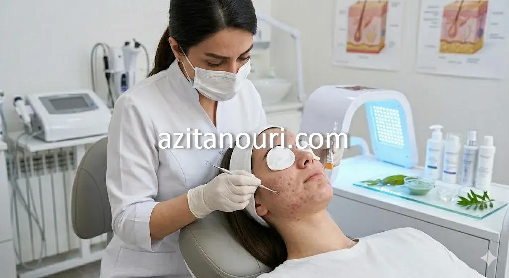 بهترین مرکز فیشیال برای جوش صورت در تهران 1